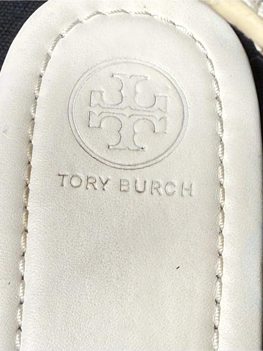 Tory Burch,  Leather Hold Medallion Sandals